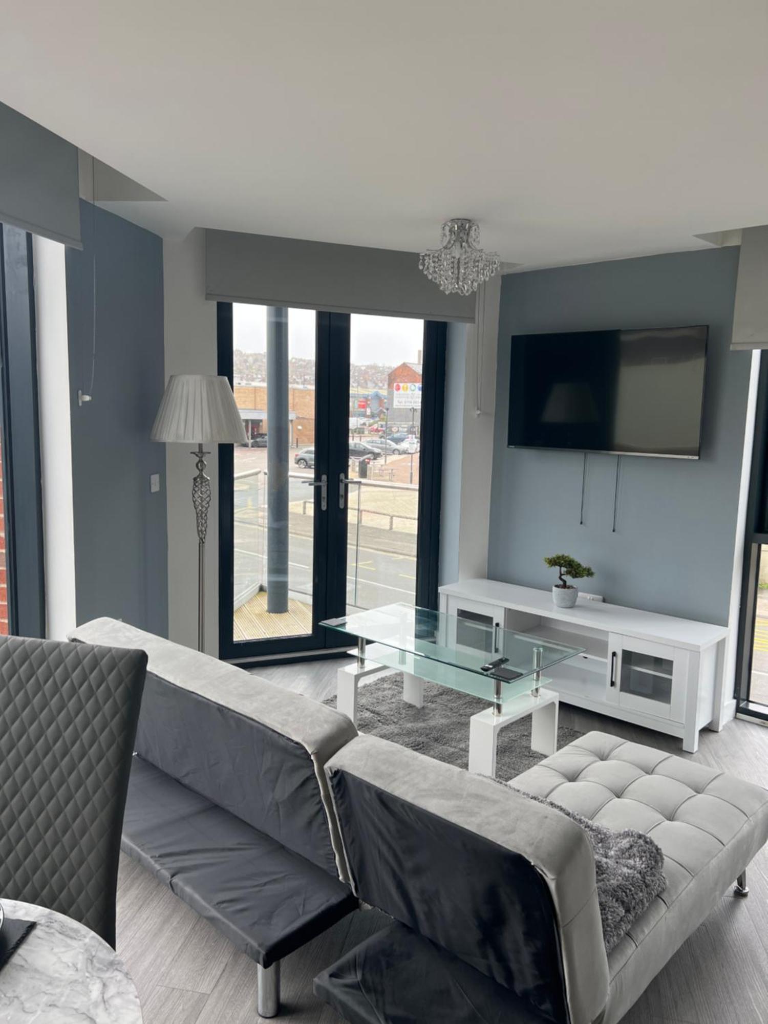 Excellent Studio Balcony Apartment In Sheffield Esterno foto