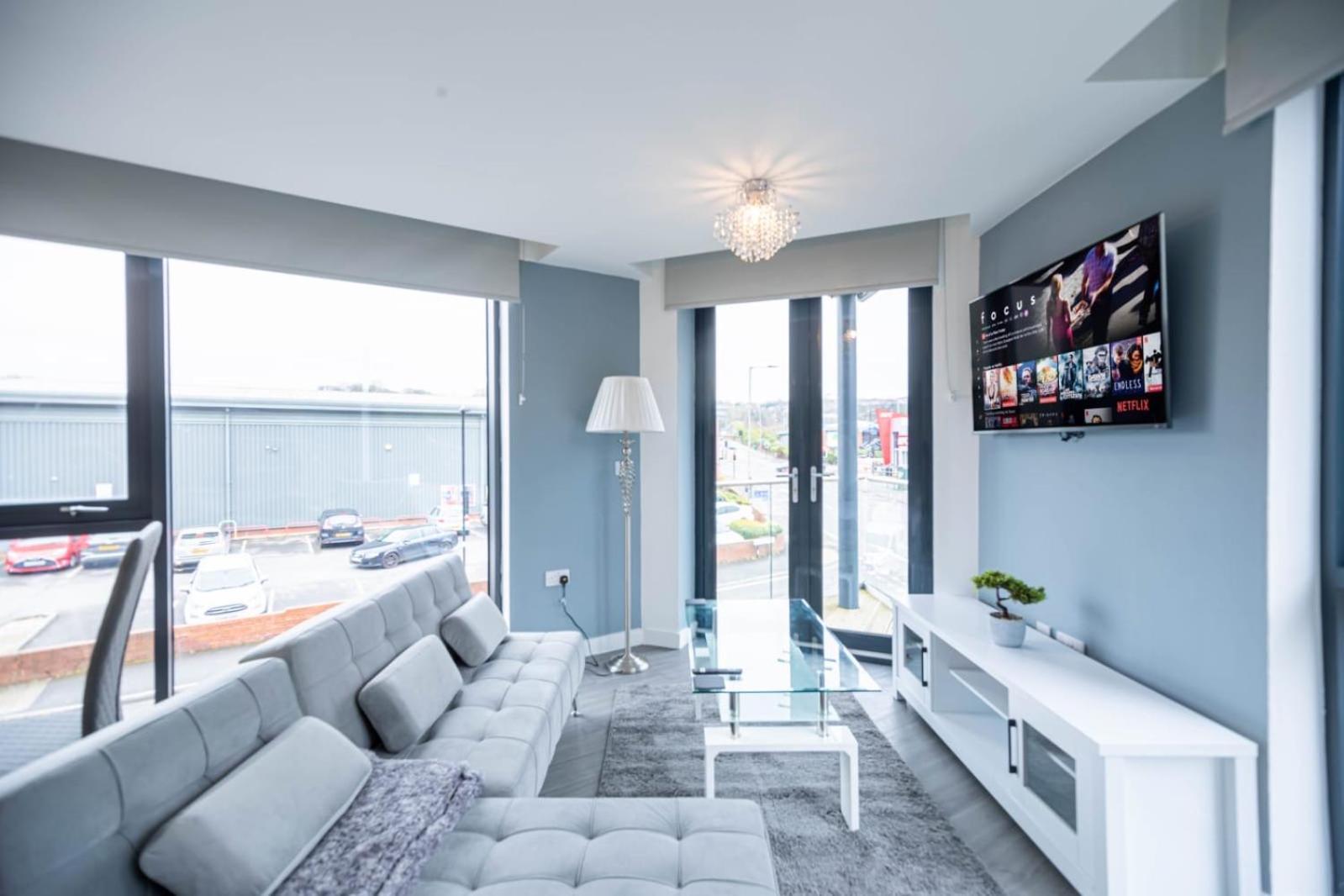 Excellent Studio Balcony Apartment In Sheffield Esterno foto